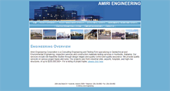 Desktop Screenshot of amiriengineering.com
