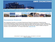 Tablet Screenshot of amiriengineering.com